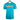 A teal blue T-shirt with an orange and white 'Skeeter' logo on the chest. 