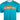 Close up of a teal blue T-shirt with orange and white 'Skeeter Performance Fishing Boats' logo on the chest. 