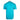 Back of a teal blue T-shirt.