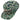 Side of a camouflage baseball cap with green, beige, and dark gray camo pattern, featuring a tan embroidered logo on the front panel.