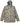 Brown and green camouflage jacket with a skeeter brand logo on the right chest. 