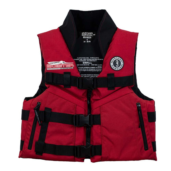 Skeeter-Mustang-Life-Vest-Red-