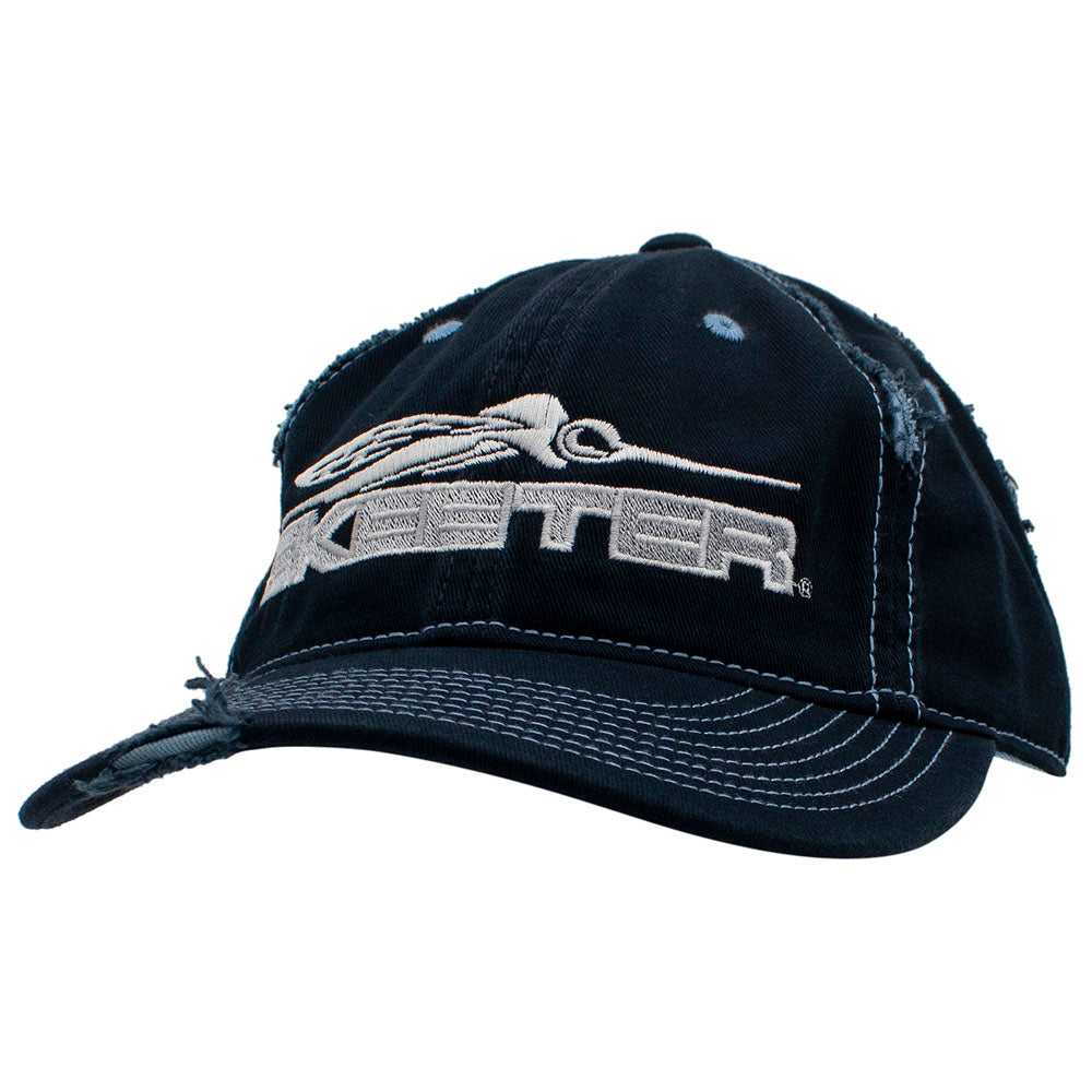 Skeeter Navy Distressed Cap