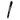 Black fishing rod with a white logo and a broken tip