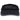 A black Skeeter visor hat with a dark gray embroidered logo on the front.