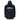 Back of a black fishing jacket with a hood, featuring a white skeeter logo across the shoulder blades and a grey simms logo below it.