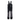 Black and gray bib overalls with 'Simms' and skeeter branding on it.