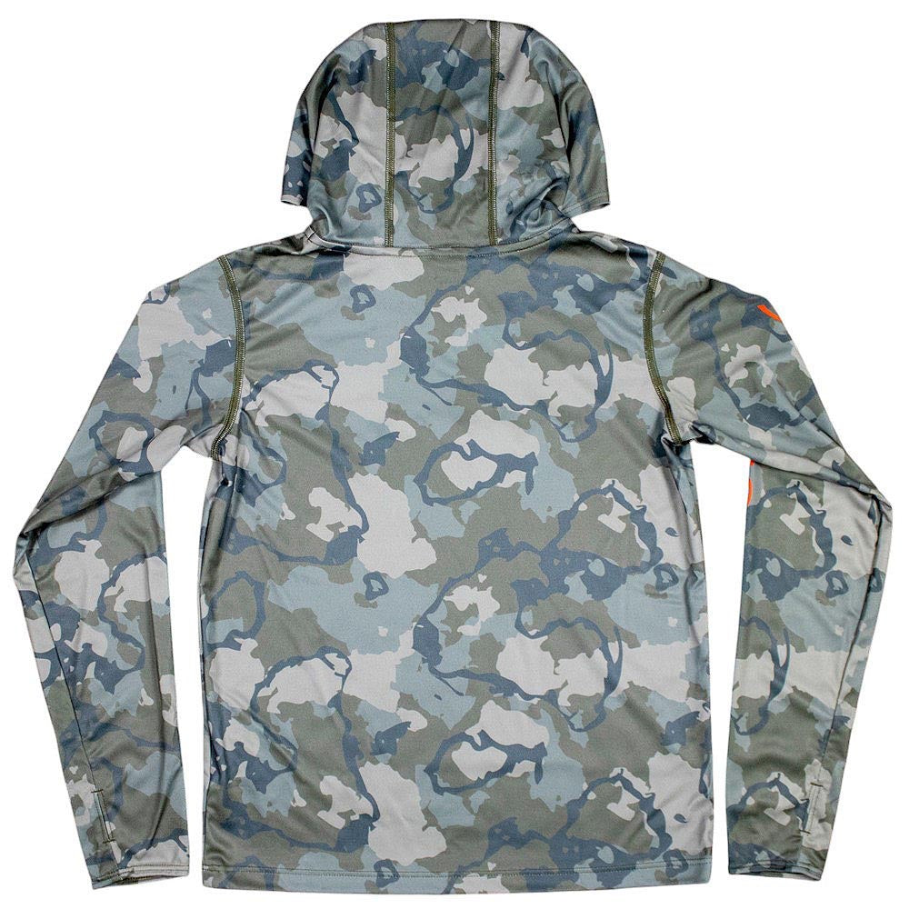 Skeeter Simms Kid's Camo Olive Solar Hoody