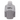 A two-toned gray color-blocked hooded jacket shown from the back, featuring the Skeeter and Simms logos printed in black and gray on the upper back.