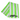 A green and white vertically striped towel with a black Skeeter logo printed near the bottom, displayed on a clean white background.
