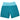 Back of light teal and dark teal board shorts.