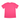 Back of a neon pink t-shirt on a white background.