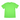 Back of a green t-shirt on a white background