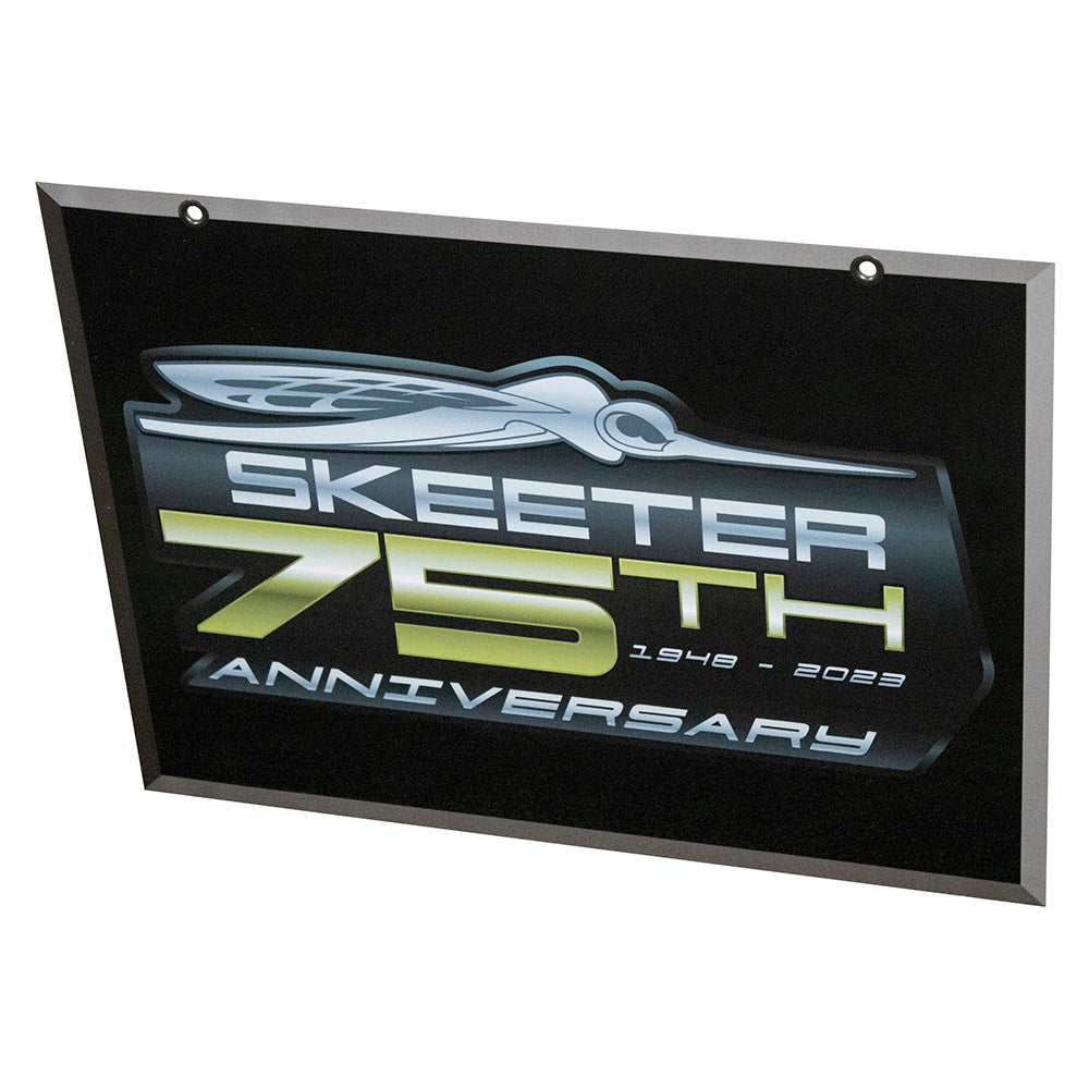 Skeeter 75Th Anniversary Sign