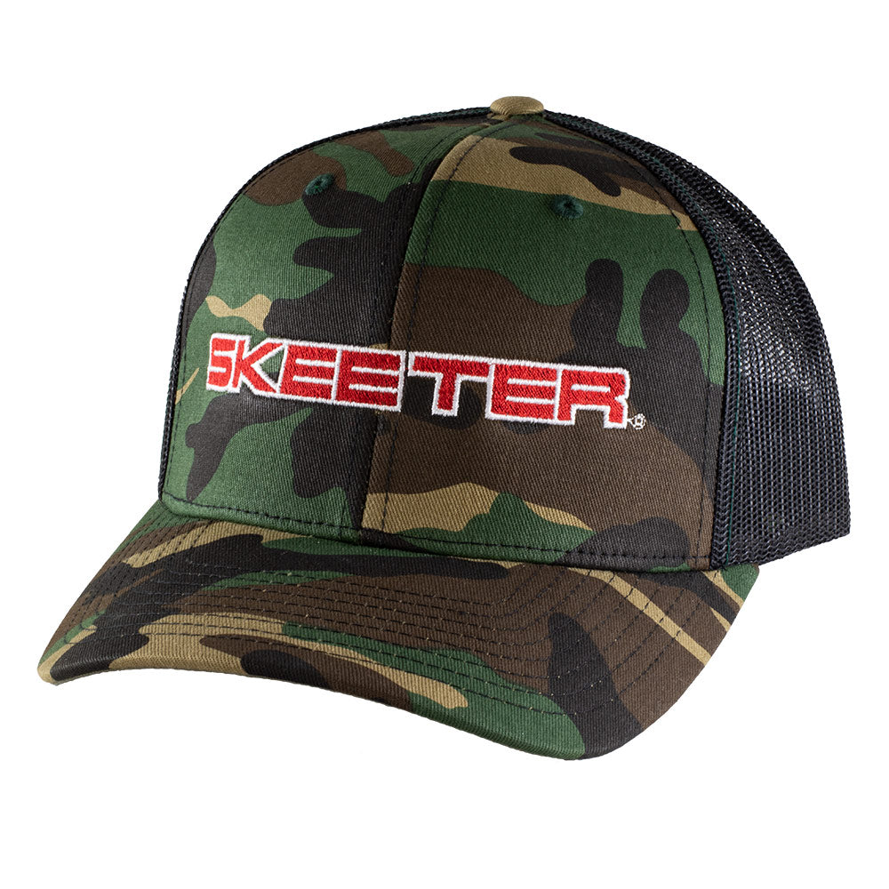 Skeeter Richardson Trucker Hat - Black-Camo