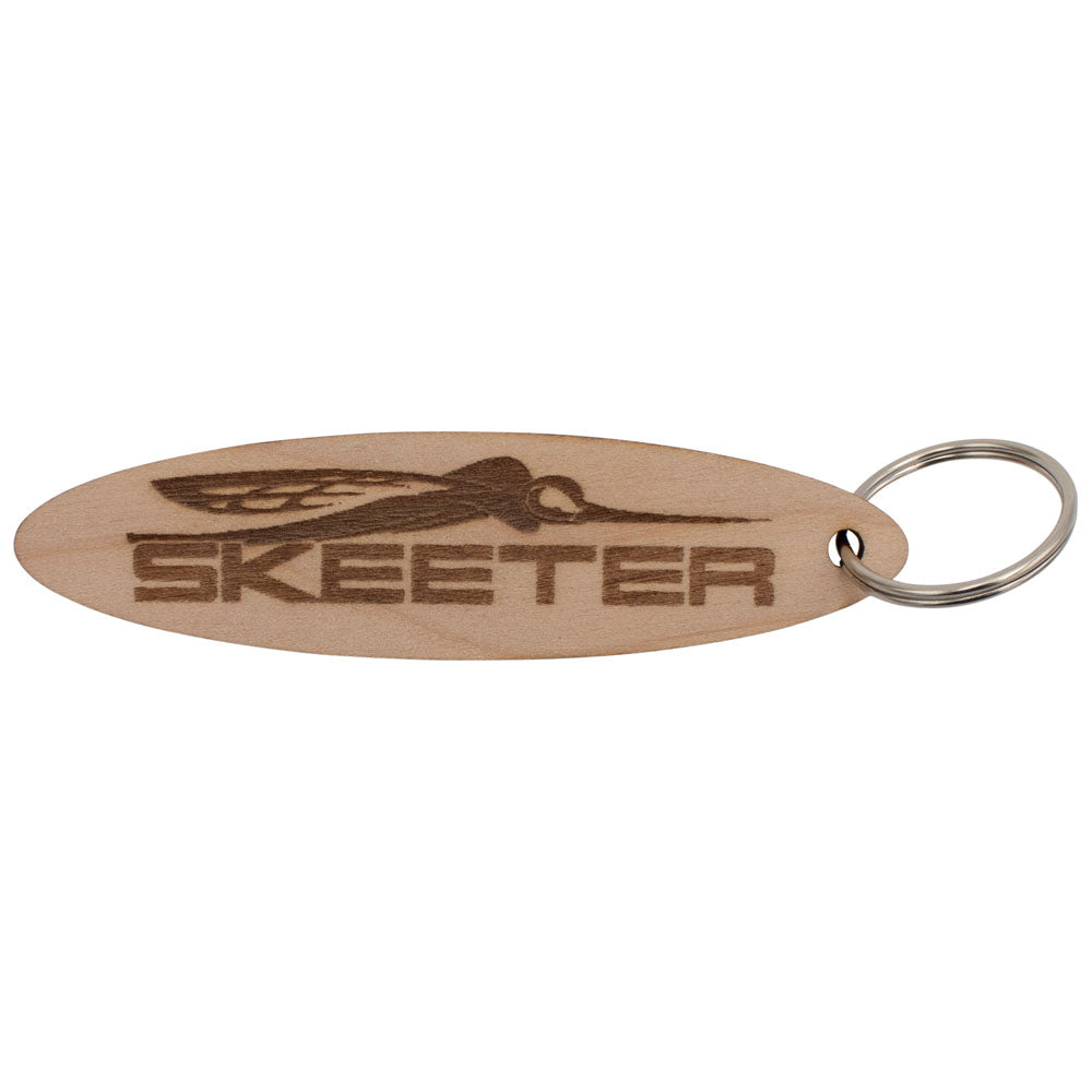 Skeeter Wooden Key Chain