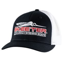 New Authentic Skeeter Richardson Hat  Blue/ Contrast Stitch/ Back Black/ Cotton 